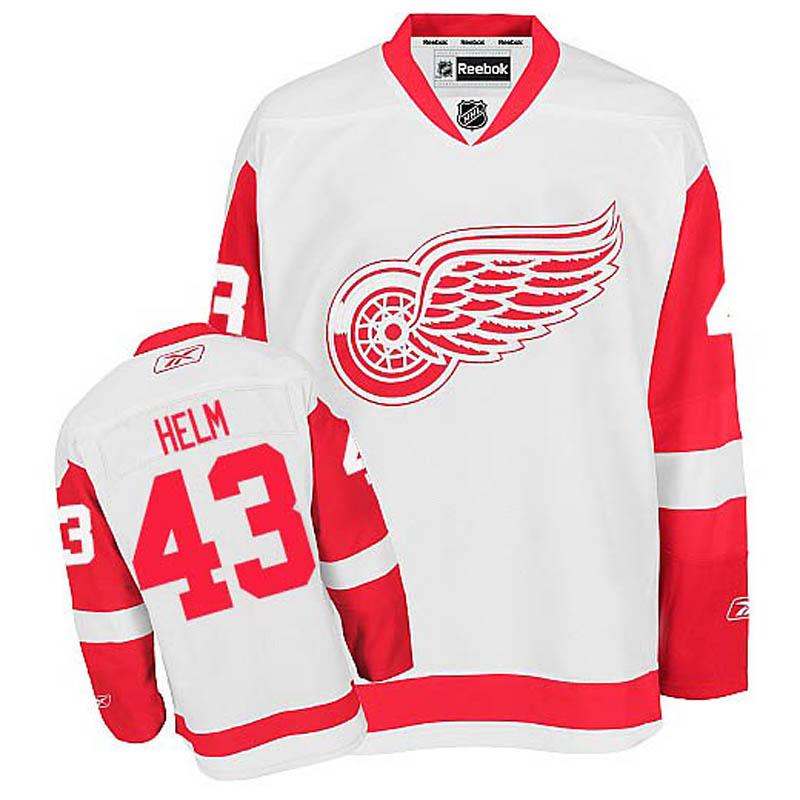 Darren Helm Detroit Red Wings #43 Away Ice Hockey Jersey