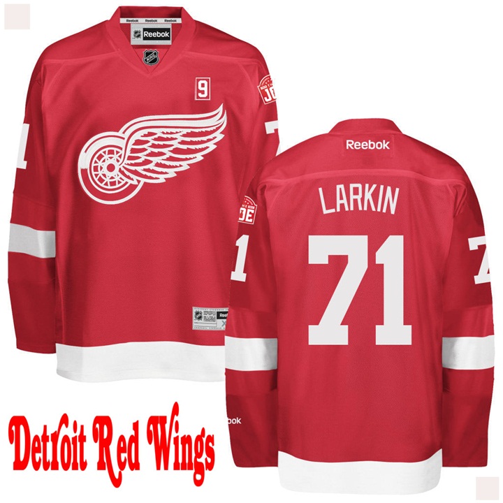 Red Wings Dylan Larkin Red Premier Jersey