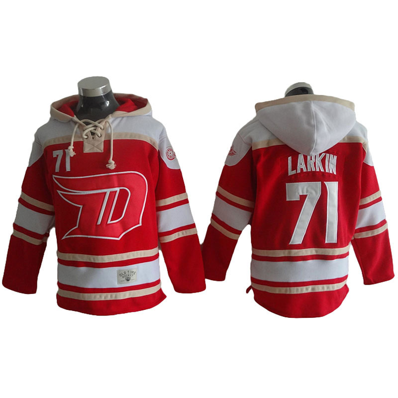 Dylan Larkin Detroit Red Wings Red Ice Hockey Hoodie