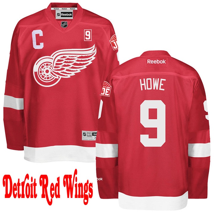 Red Wings Gordie Howe Red Premier Jersey