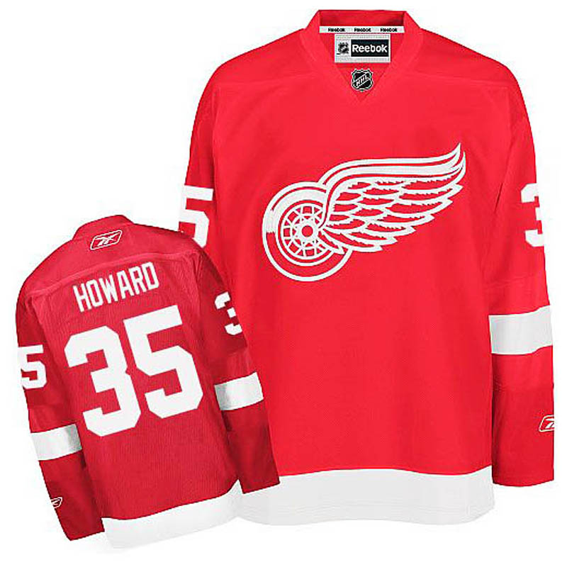 Jimmy Howard Detroit Red Wings #35 Home Ice Hockey Jersey