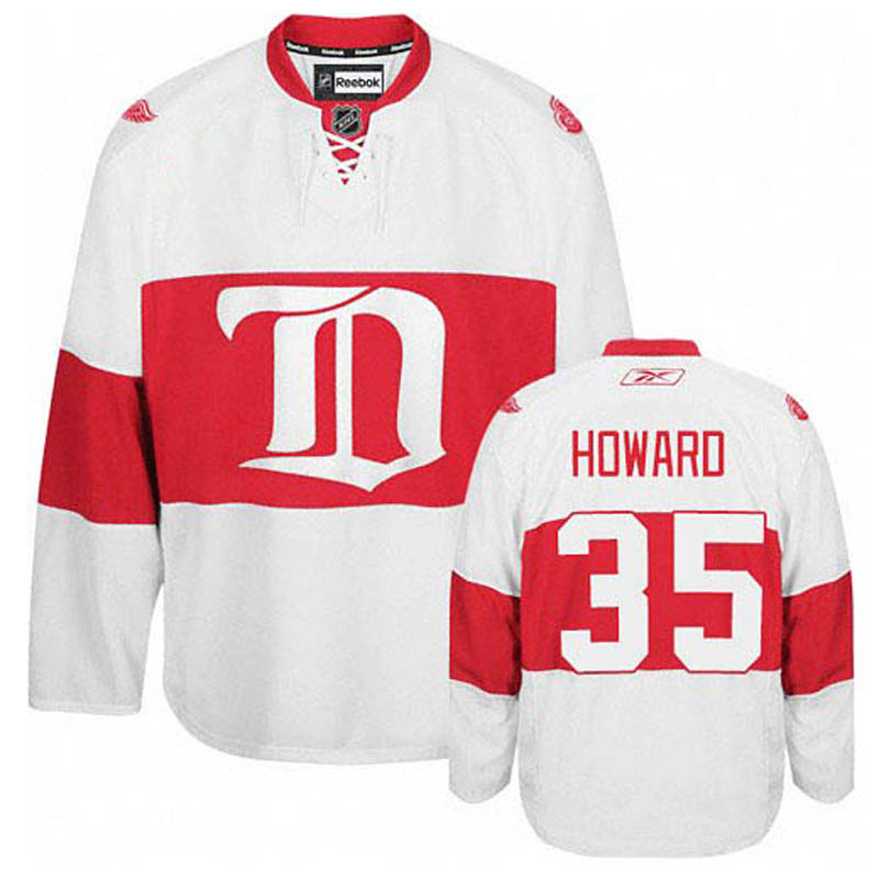 Jimmy Howard Detroit Red Wings #35 Third Ice Hockey Jersey