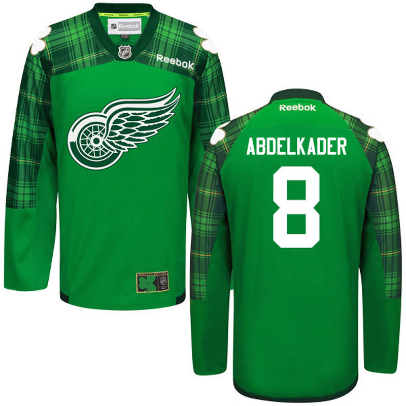 Justin Abdelkader Detroit Red Wings #8 Ice Hockey Jersey