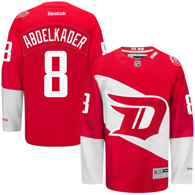 Justin Abdelkader Detroit Red Wings #8 Ice Hockey Jersey