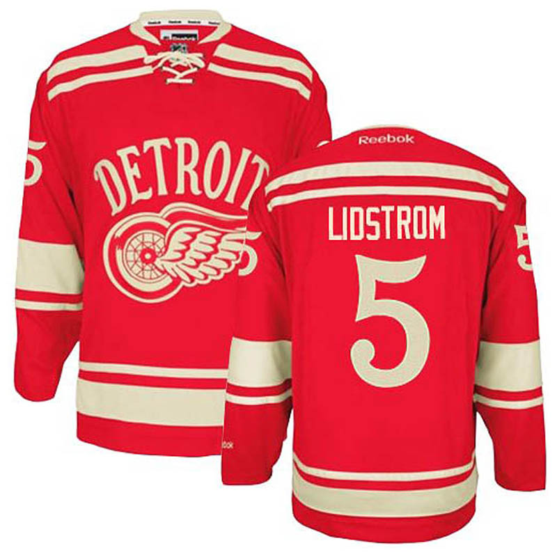 Nicklas Lidstrom Detroit Red Wings #5 2014 Winter Classic Ice Hockey Jersey