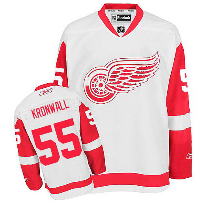 Niklas Kronwall Detroit Red Wings #55 Away Ice Hockey Jersey