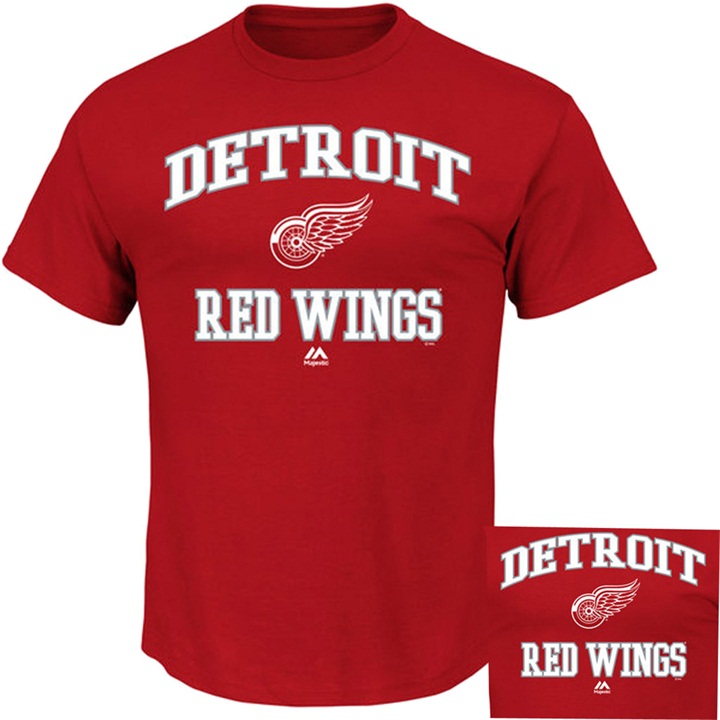 Detroit Red Wings Red Heart And Soul T-shirt