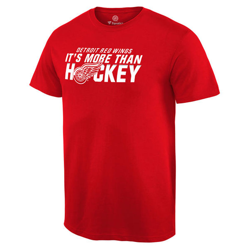 Red Wings Red Ice Hockey T-Shirt