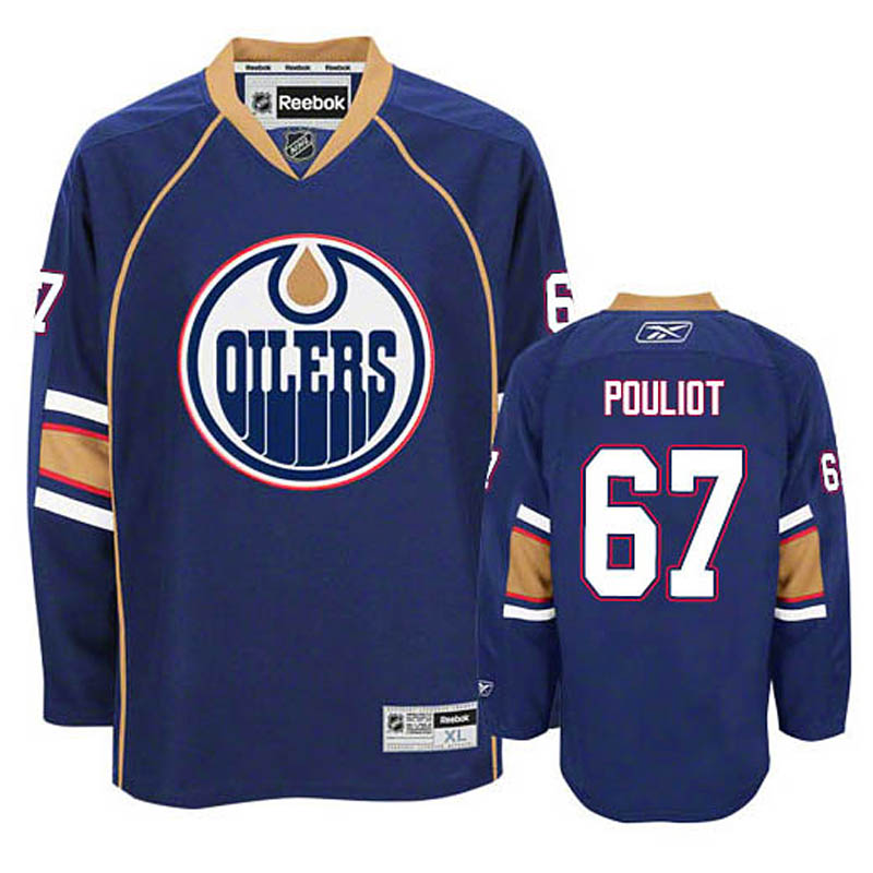 Benoit Pouliot Edmonton Oilers #67 Third Ice Hockey Jersey