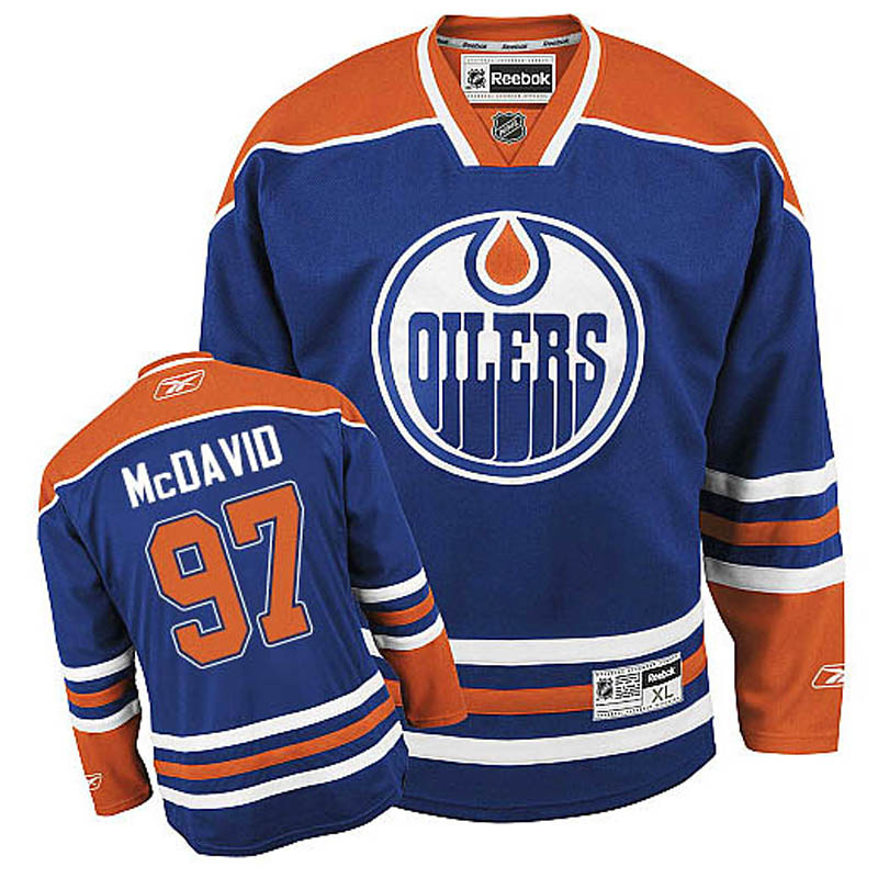 Connor McDavid Edmonton Oilers #97 Home Ice Hockey Jersey