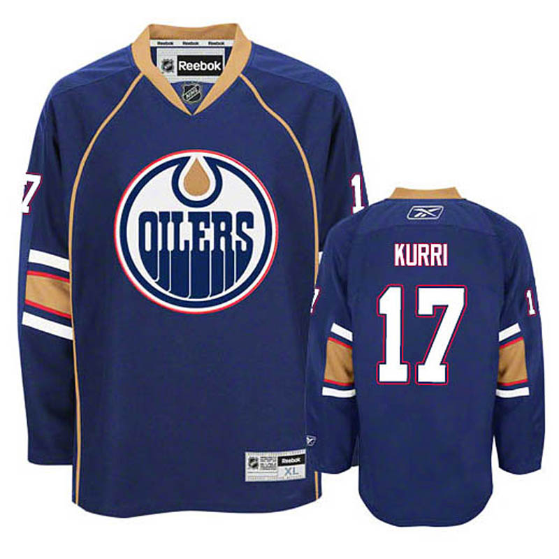 Jari Kurri Edmonton Oilers #17 Third Ice Hockey Jersey