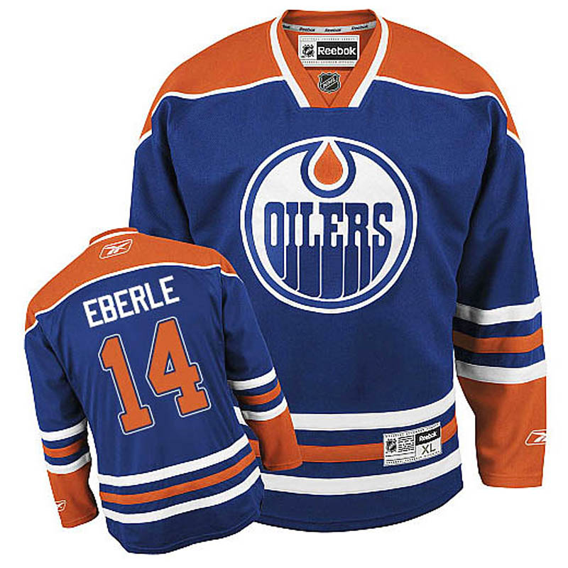 Jordan Eberle Edmonton Oilers #14 Home Ice Hockey Jersey