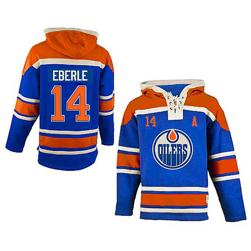 Jordan Eberle Edmonton Oilers #14 Ice Hockey Sawyer Hooded Sweatshirt