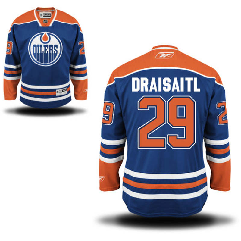 Leon Draisaitl Edmonton Oilers #29 Ice Hockey Jersey