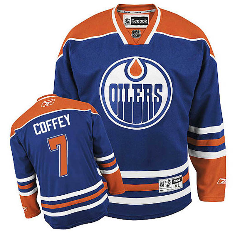 Paul Coffey Edmonton Oilers #7 Home Ice Hockey Jersey