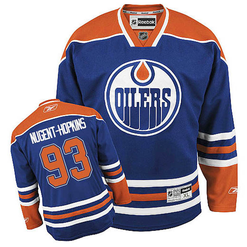 Ryan Nugent-Hopkins Edmonton Oilers #93 Home Ice Hockey Jersey