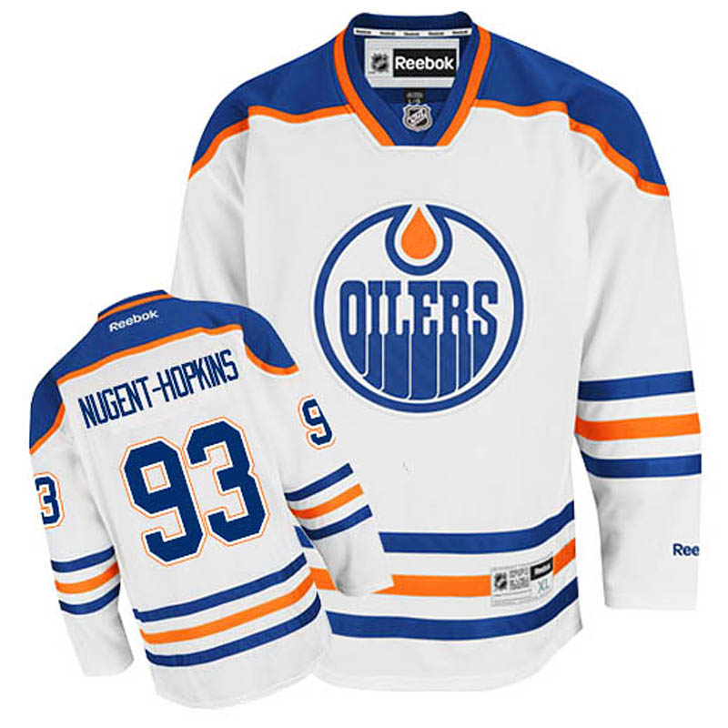 Ryan Nugent-Hopkins Edmonton Oilers #93 Away Ice Hockey Jersey