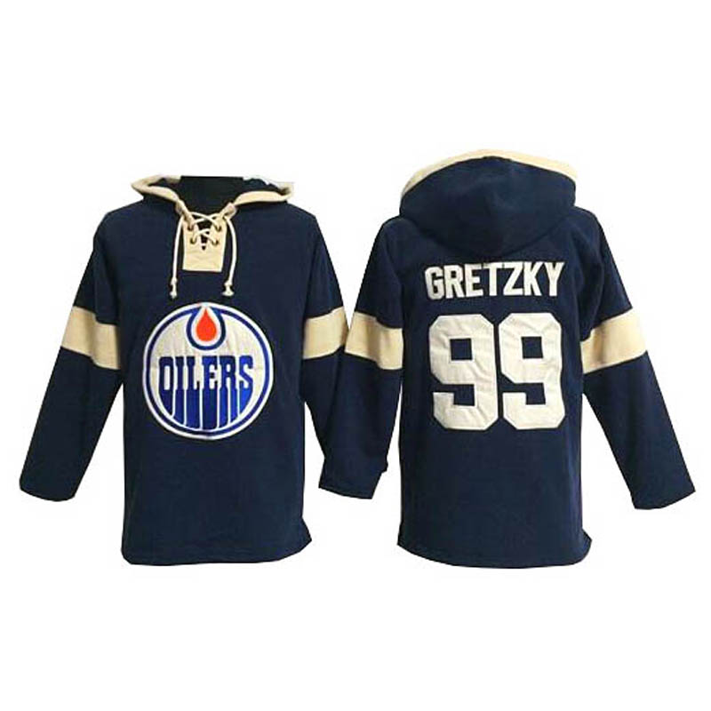 Wayne Gretzky Edmonton Oilers #99 Pullover Hoodie Ice Hockey Jersey