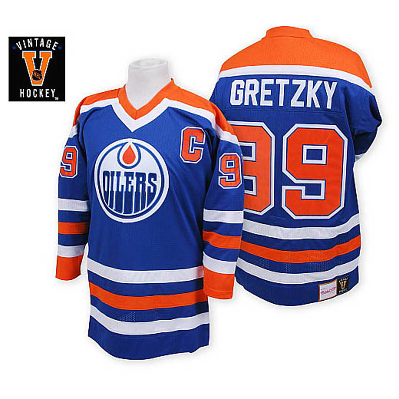 Wayne Gretzky Edmonton Oilers #99 Throwback Ice Hockey Jersey