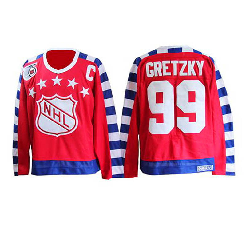 Wayne Gretzky Edmonton Oilers #99 Throwback Ice Hockey Jersey