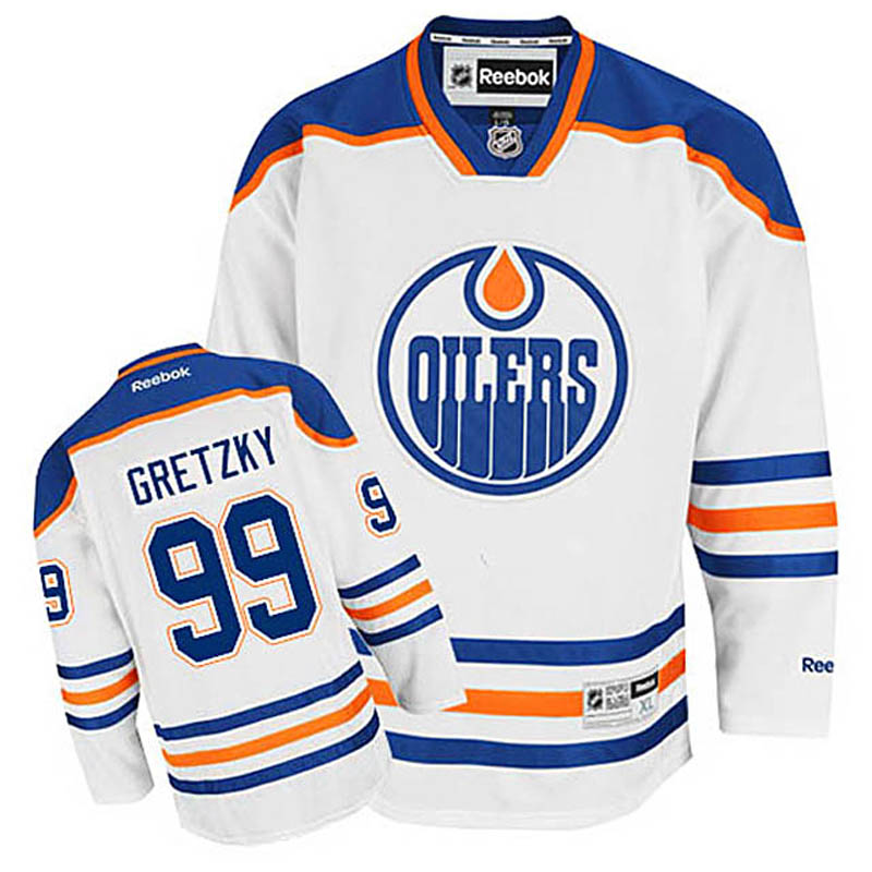 Wayne Gretzky Edmonton Oilers #99 Away Ice Hockey Jersey