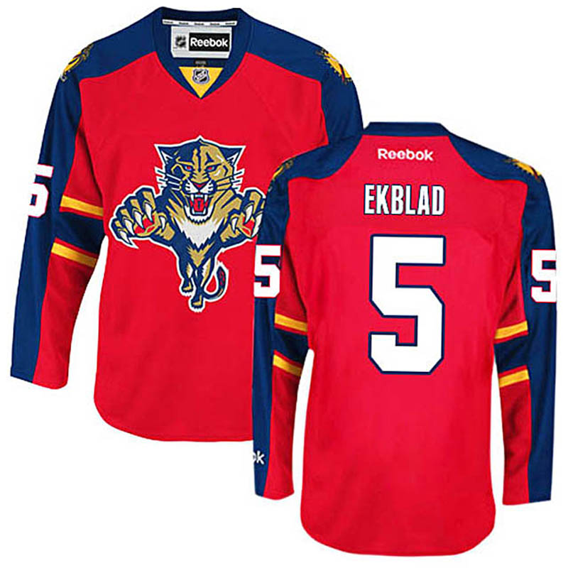 Aaron Ekblad Florida Panthers #5 Home Ice Hockey Jersey