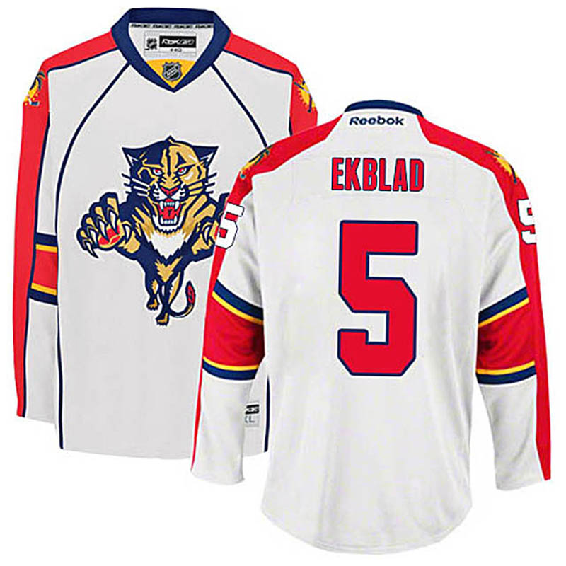 Aaron Ekblad Florida Panthers #5 Away Ice Hockey Jersey