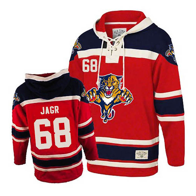 Jaromir Jagr Florida Panthers #68 Ice Hockey Sawyer Hooded Sweatshirt