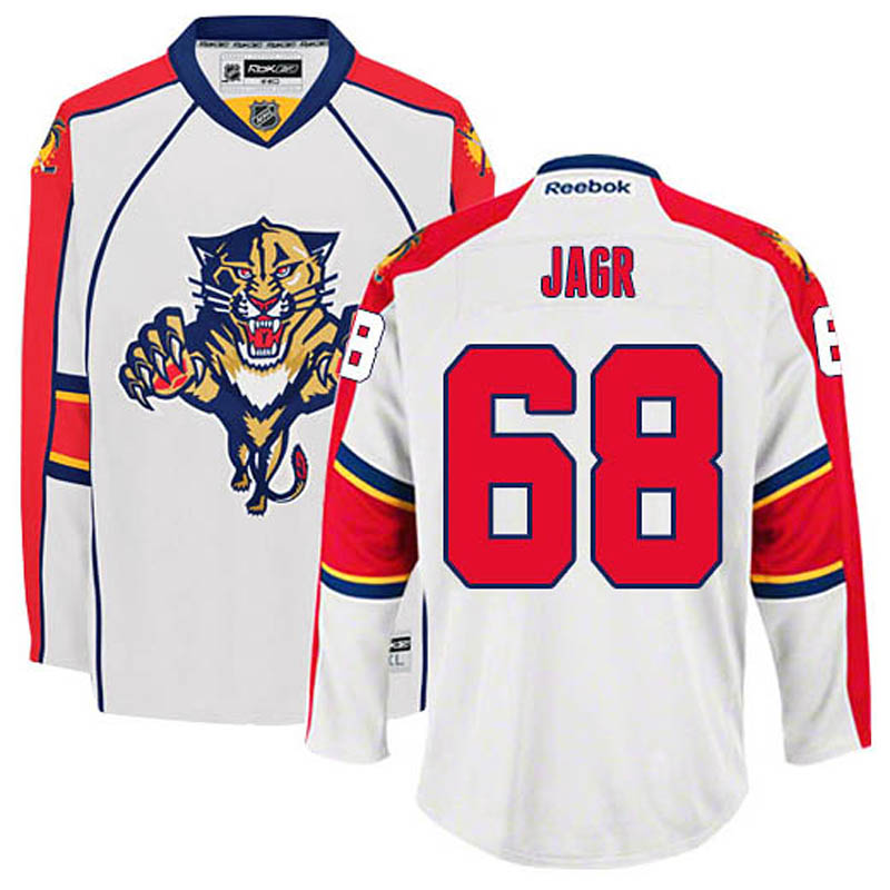 Jaromir Jagr Florida Panthers #68 Away Ice Hockey Jersey