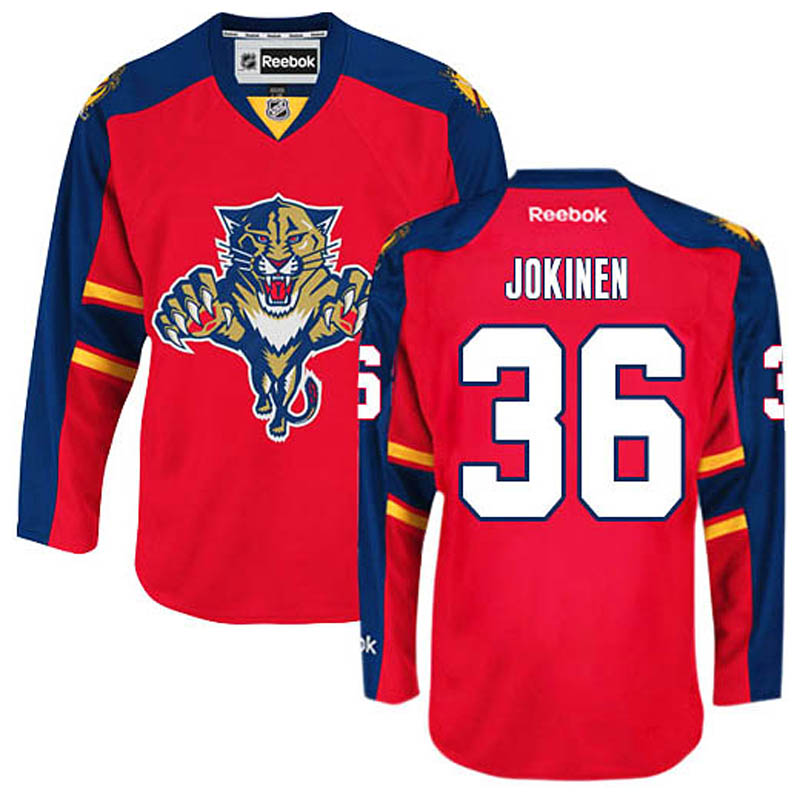 Jussi Jokinen Florida Panthers #36 Home Ice Hockey Jersey