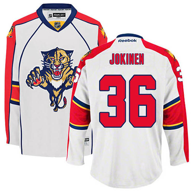 Jussi Jokinen Florida Panthers #36 Away Ice Hockey Jersey