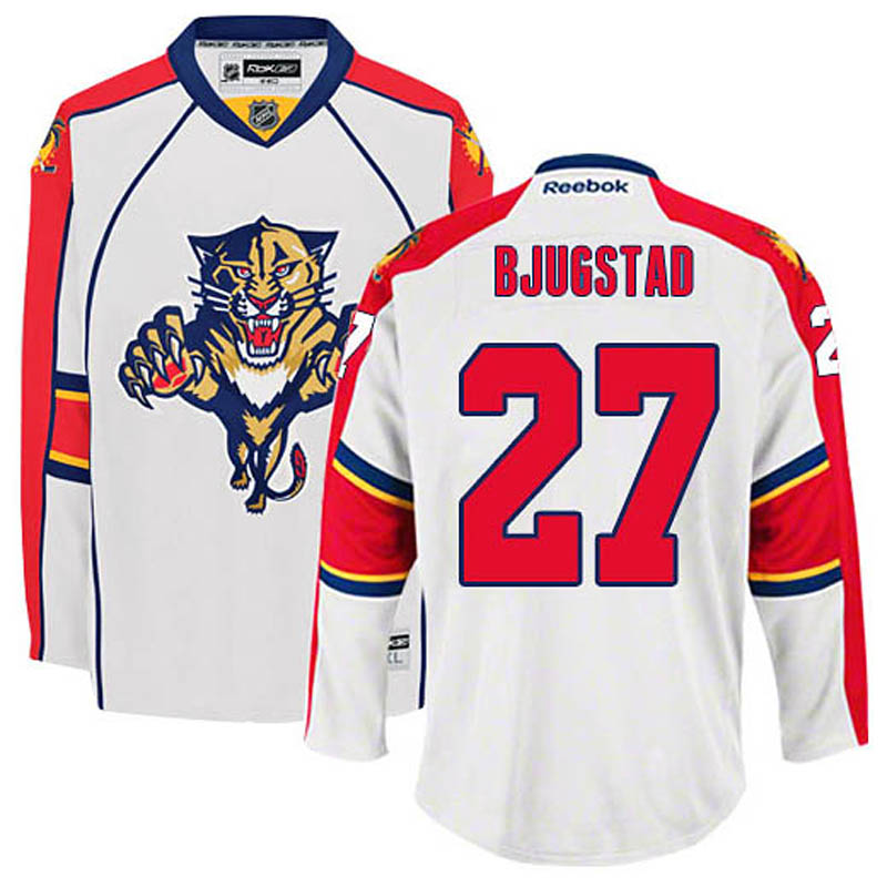 Nick Bjugstad Florida Panthers #27 Away Ice Hockey Jersey