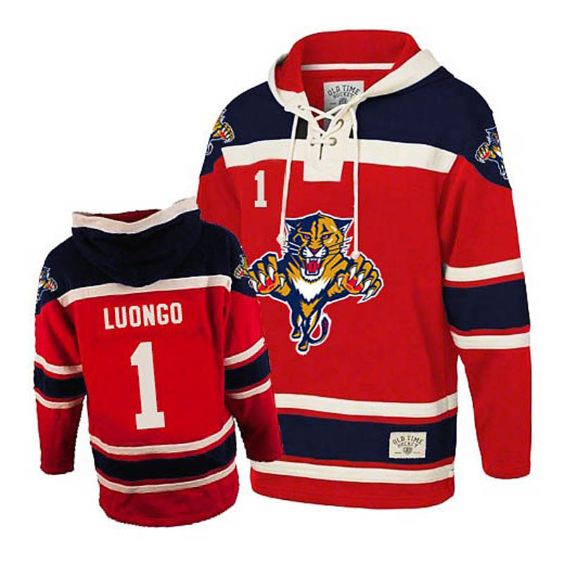 Roberto Luongo Florida Panthers #1 Ice Hockey Sawyer Hooded Sweatshirt