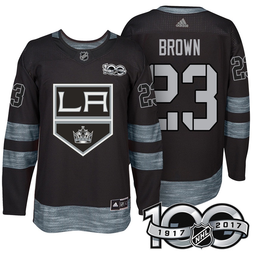 Kings Dustin Brown #23 Black 2017 Centennial Classic Limited Jersey