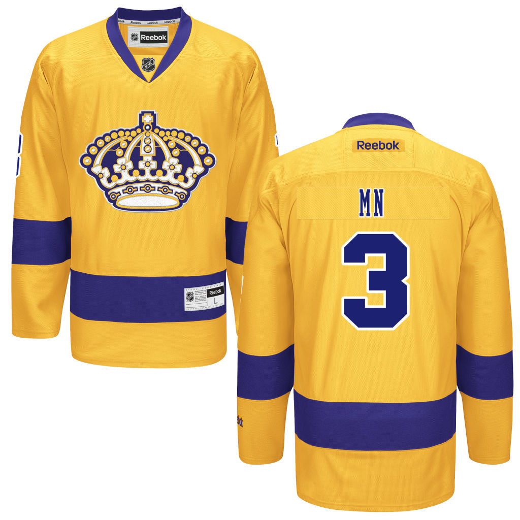 Kings Brayden McNabb Gold Premier Alternate Jersey