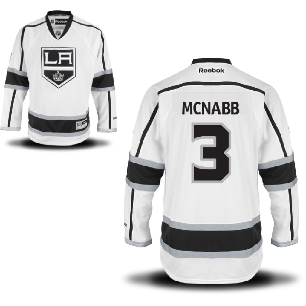 Kings Brayden McNabb White Premier Away Jersey