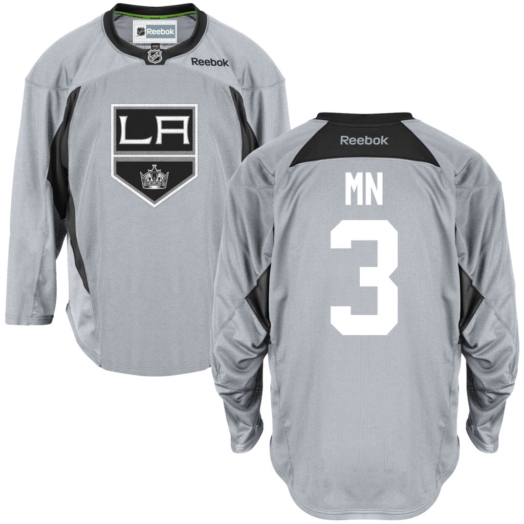 Kings Brayden McNabb Gray Practice Jersey