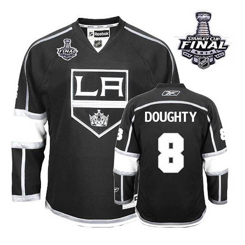 Drew Doughty Los Angeles Kings #8 Home 2014 Stanley Cup Ice Hockey Jersey