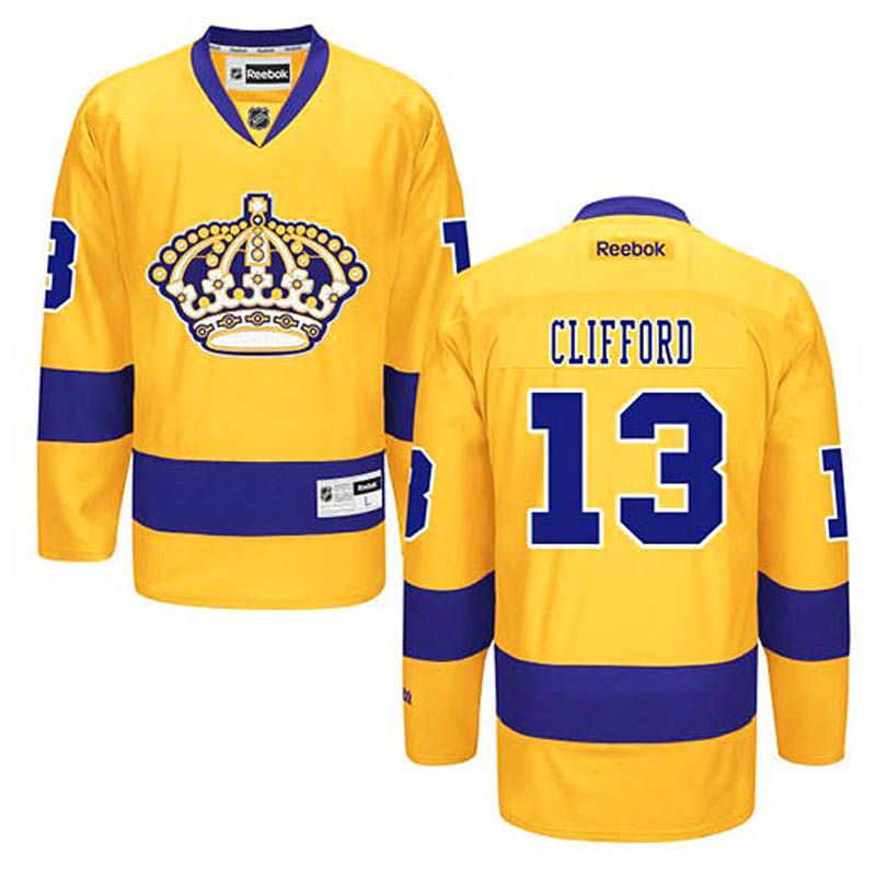 Kyle Clifford Los Angeles Kings #13 Third Ice Hockey Jersey