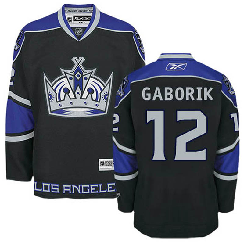 Marian Gaborik Los Angeles Kings #12 Third Ice Hockey Jersey