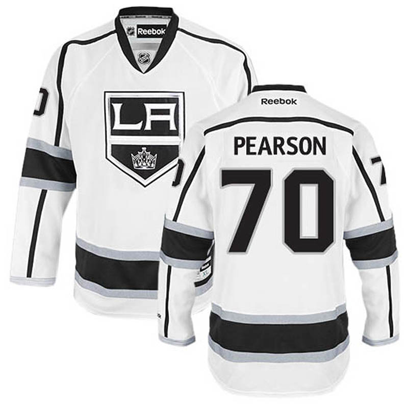 Tanner Pearson Los Angeles Kings #70 Away Ice Hockey Jersey