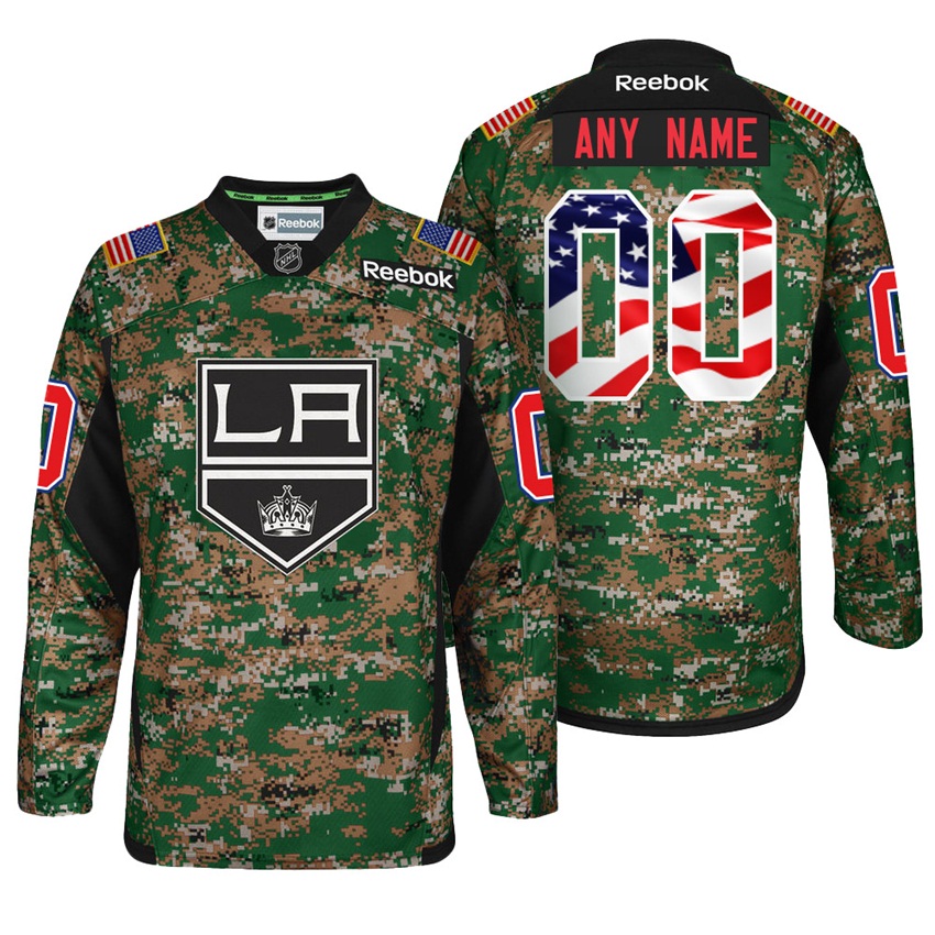 Kings Camo Verterans Day Custom Jersey