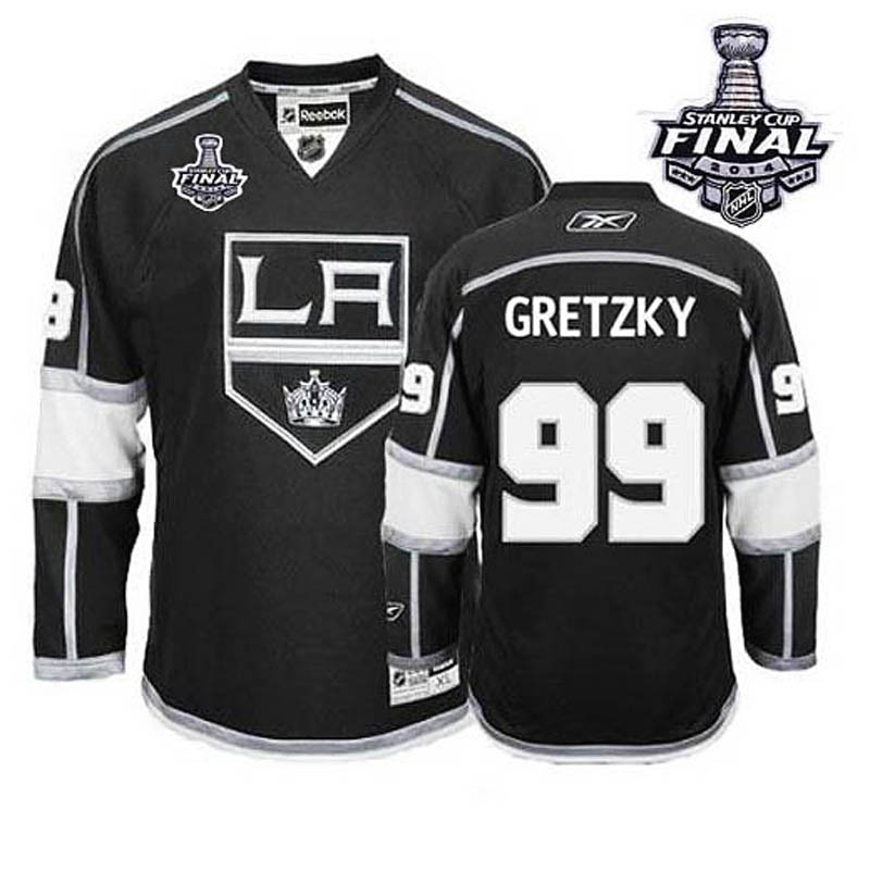 Wayne Gretzky Los Angeles Kings #99 Home 2014 Stanley Cup Ice Hockey Jersey