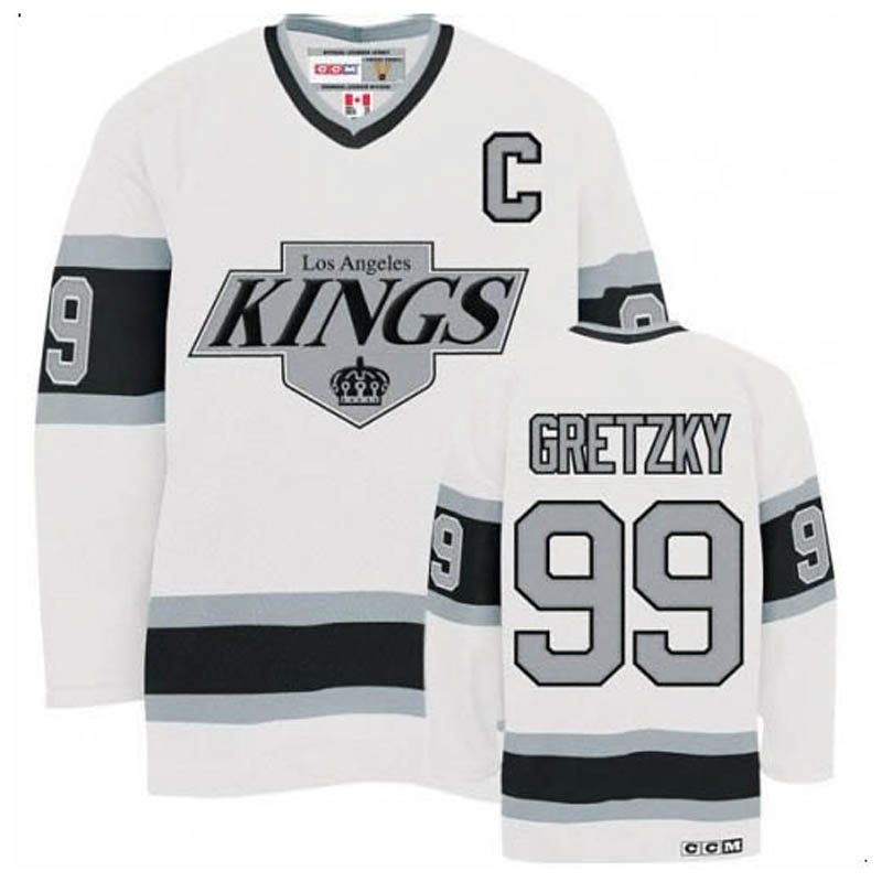 Wayne Gretzky Los Angeles Kings #99 Throwback Ice Hockey Jersey