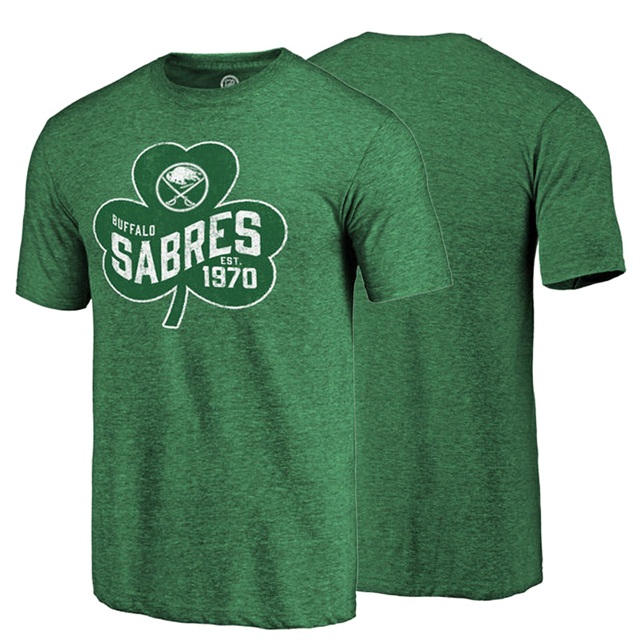 NHL Sabres EST 1970 Green St. Patrick's Day T-shirt