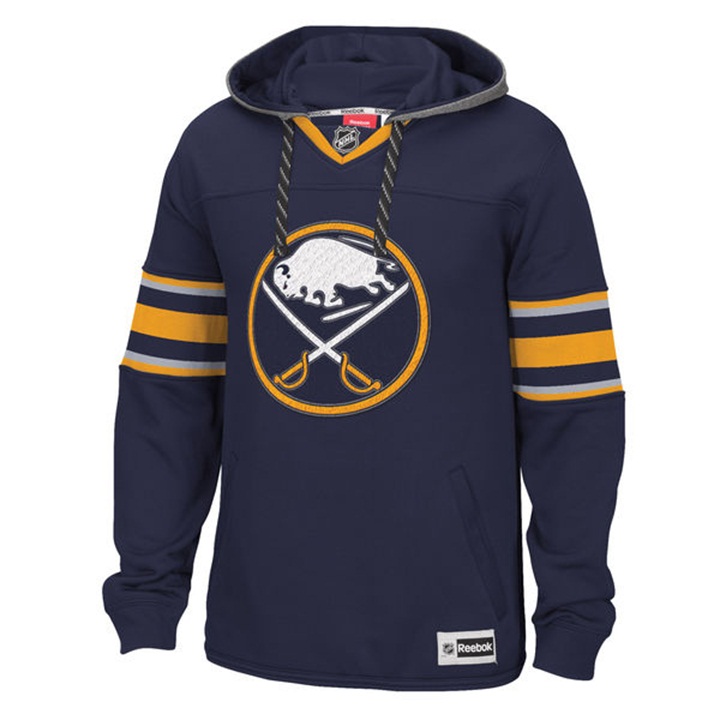 NHL Buffalo Sabres Navy Jersey Speedwick Pullover Hoodie