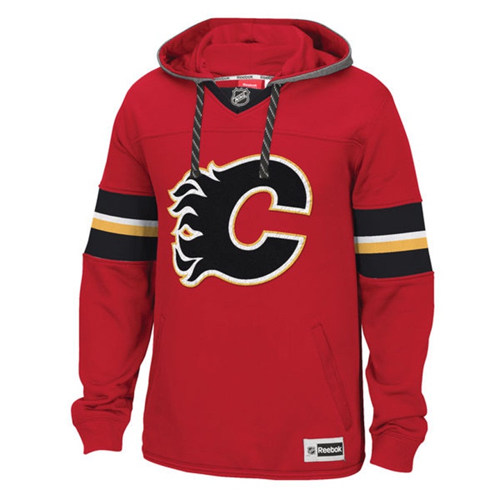 NHL Calgary Flames Red Jersey Speedwick Pullover Hoodie