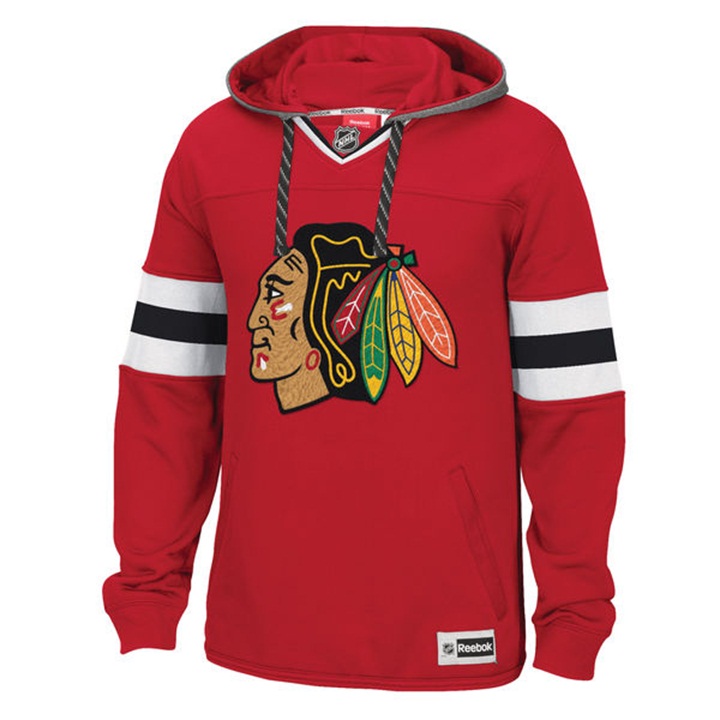 NHL Chicago Blackhawks Red Jersey Speedwick Pullover Hoodie