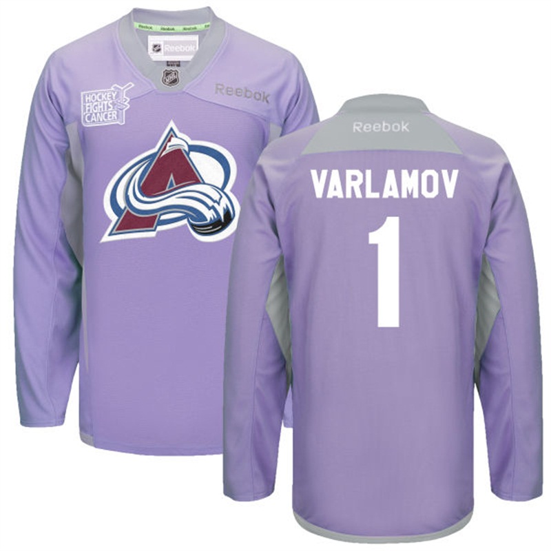 Men Avalanche Semyon Varlamov Premier Jersey