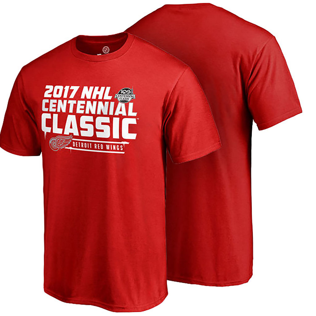 2017 Centennial Classic Detroit Red Wings Red Ice Cold Long Sleeve T-shirt